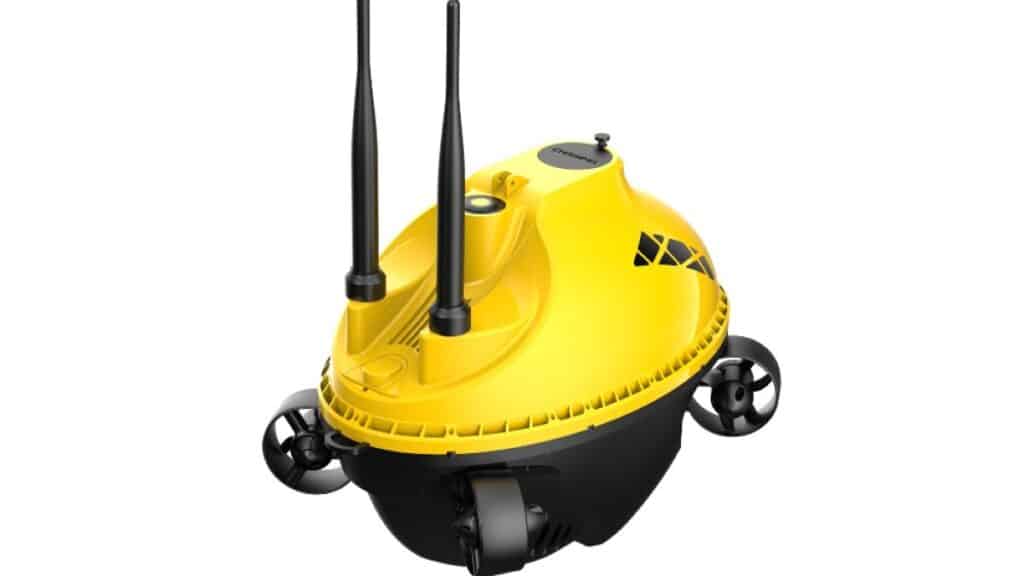 Drone marin jaune avec antennes