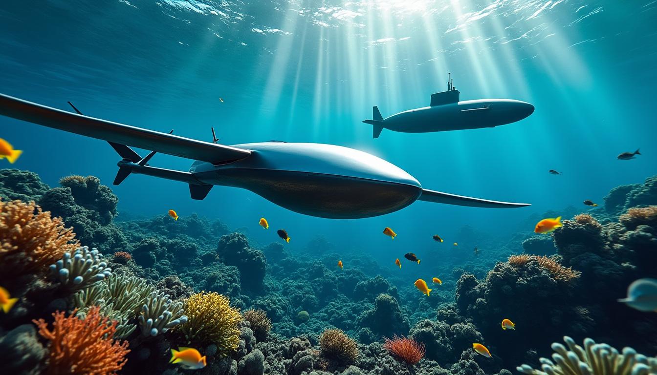 Drone Sous-marin – Caméra 10MP, LED, Contrôle Par Appli, Transmission En Direct – 15 Mètres – Exploration Aquatique