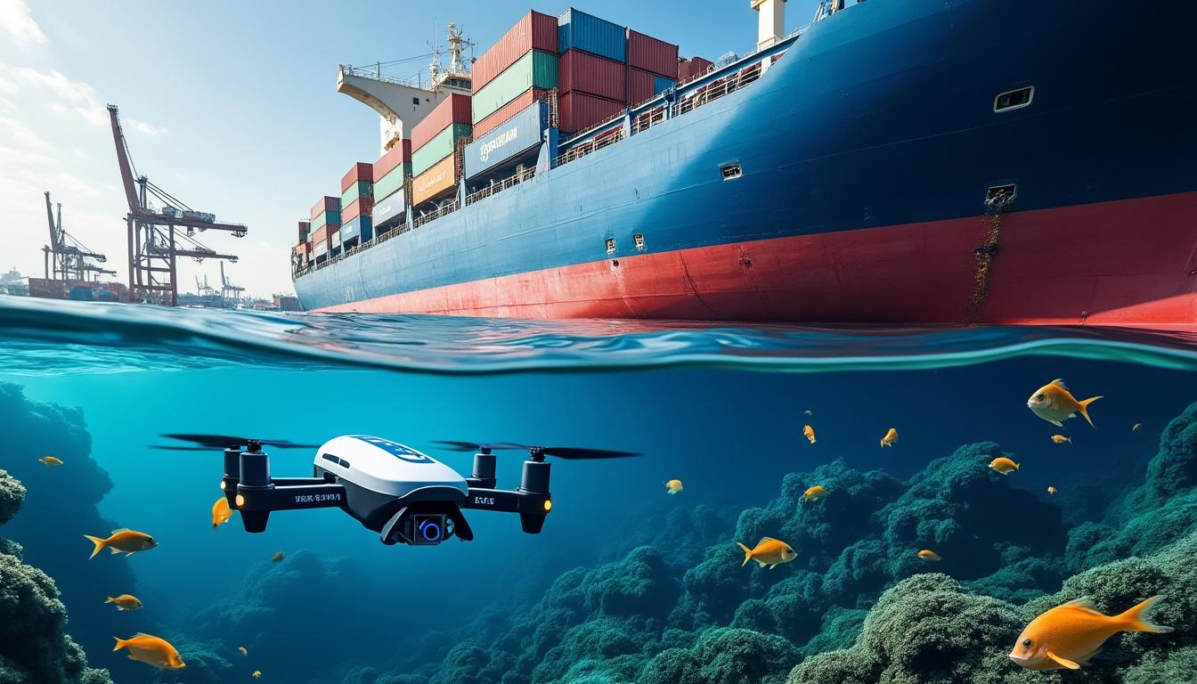Drone Sous-marin – Caméra 10MP, LED, Contrôle Par Appli, Transmission En Direct – 15 Mètres – Exploration Aquatique