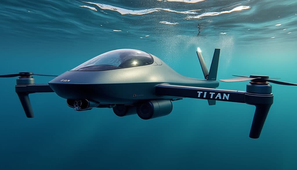 Drone Sous-marin – Caméra 10MP, LED, Contrôle Par Appli, Transmission En Direct – 15 Mètres – Exploration Aquatique