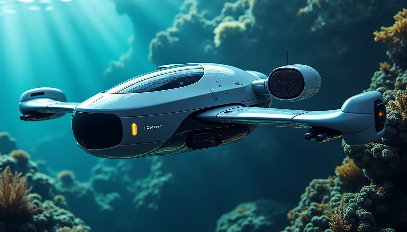 découvrez la fiche technique complète du drone sous-marin observer, ses caméras haute définition et les options personnalisables pour vos explorations aquatiques.