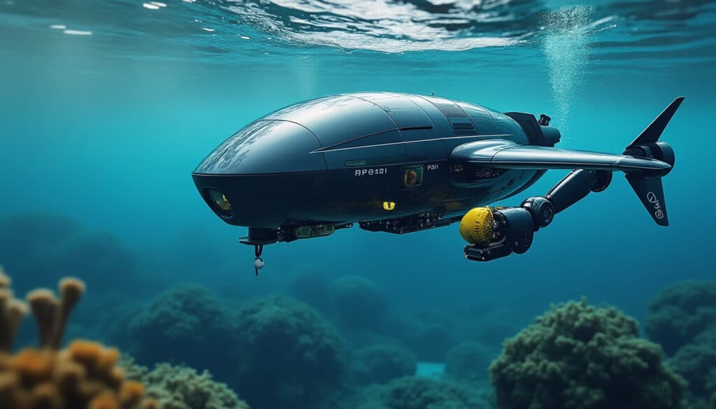 découvrez le drone sous-marin revolution avec sa fiche technique détaillée, son sonar performant et son bras robotisé pour des explorations marines précises et innovantes.
