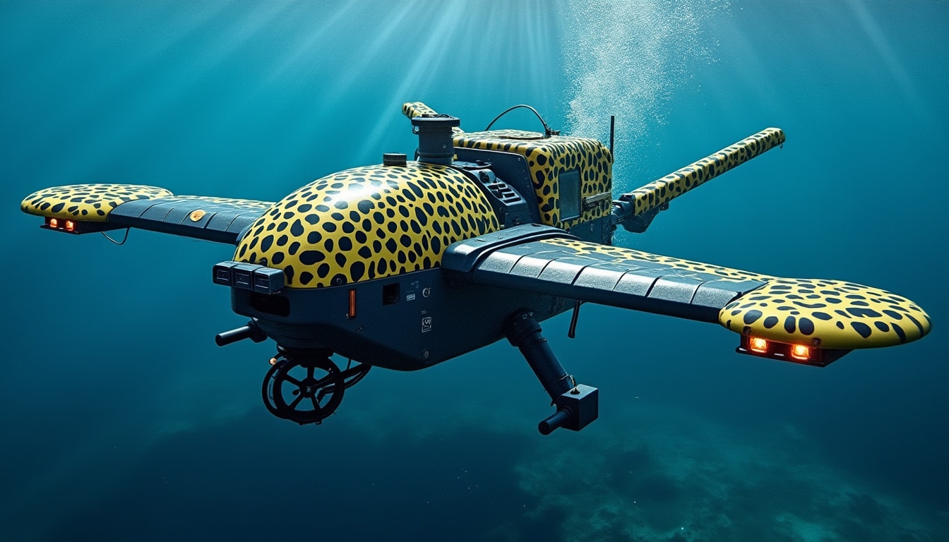 découvrez le drone sous-marin leopard : ses caractéristiques, ses modules disponibles et les options de charge utile pour répondre à différents besoins.